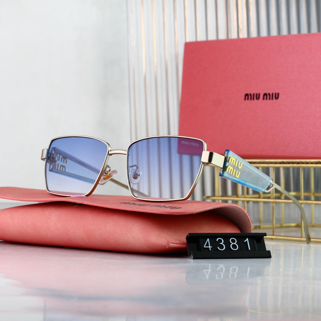 Miu Miu Retro Wide-Rim Rectangular Sunglasses for Unisex – product image 5