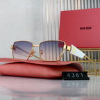 Miu Miu Retro Wide-Rim Rectangular Sunglasses for Unisex – product image 7