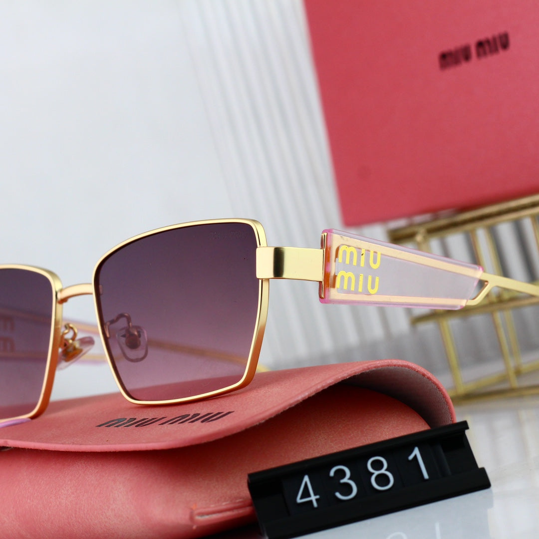 Miu Miu Retro Wide-Rim Rectangular Sunglasses for Unisex – product image 8