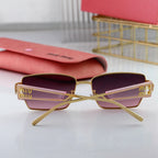 Miu Miu Retro Wide-Rim Rectangular Sunglasses for Unisex – product image 10