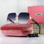 Miu Miu Rimless Square Polarized Sunglasses for Unisex – product image 2