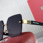 Miu Miu Rimless Square Polarized Sunglasses for Unisex – product image 13