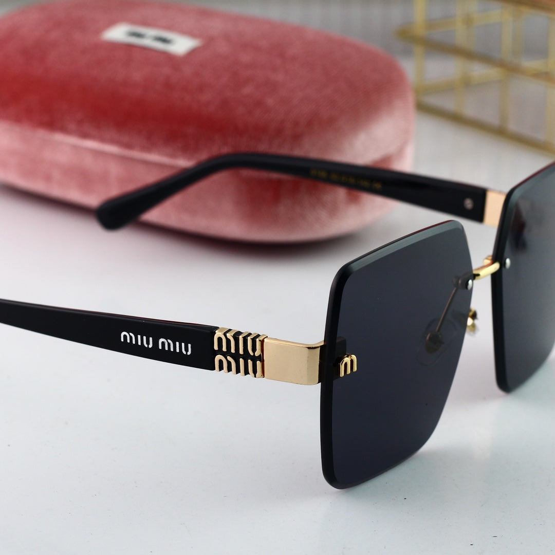 Miu Miu Rimless Square Polarized Sunglasses for Unisex – product image 15