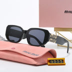 Miu Miu Square Logo-Temple Polarized Sunglasses for Unisex – product image 6