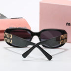 Miu Miu Square Logo-Temple Polarized Sunglasses for Unisex – product image 12