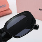 Miu Miu Square Logo-Temple Polarized Sunglasses for Unisex – product image 13