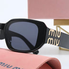 Miu Miu Square Logo-Temple Polarized Sunglasses for Unisex – product image 14
