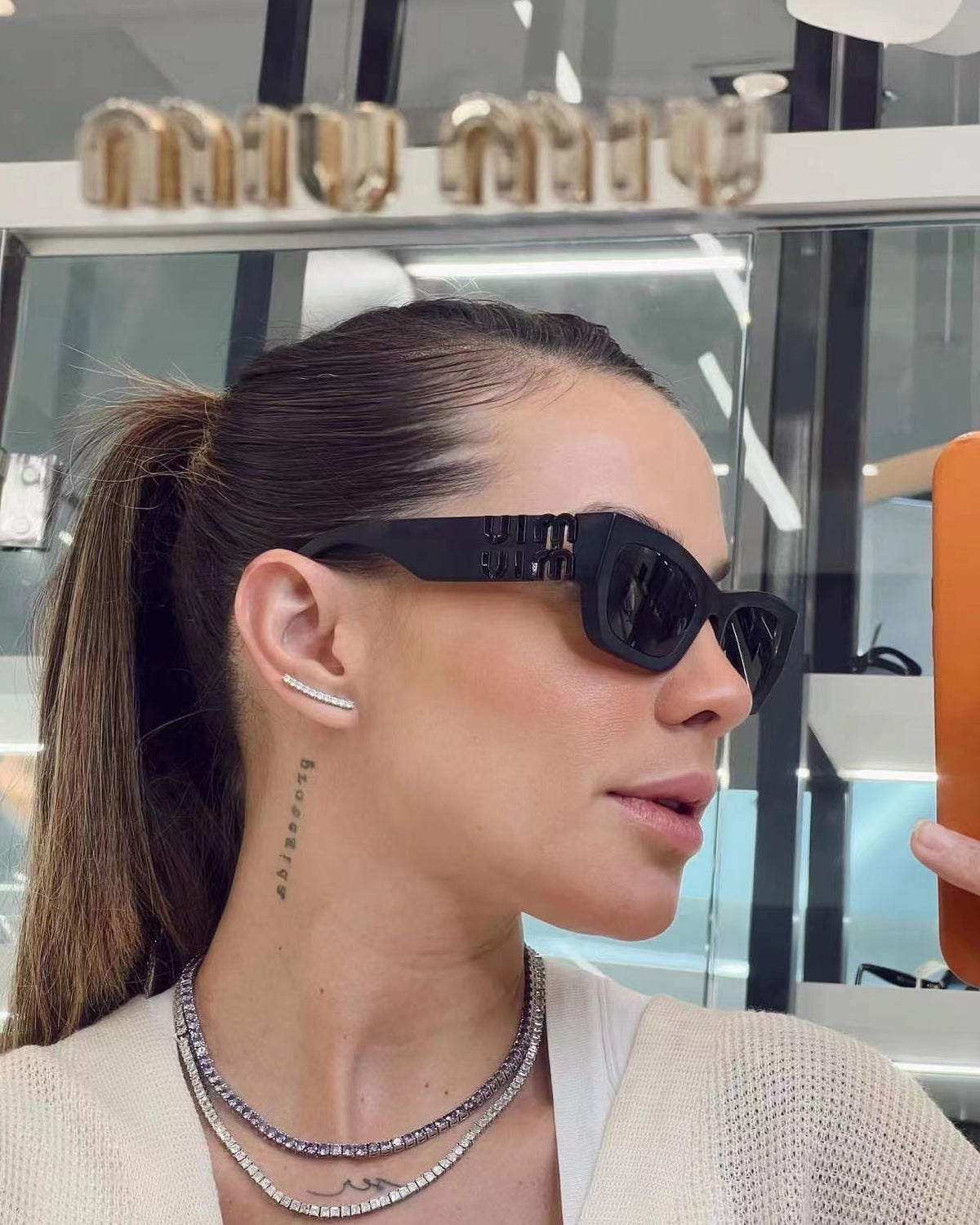 Miu Miu Square Polarized Sunglasses for Unisex – product image 7