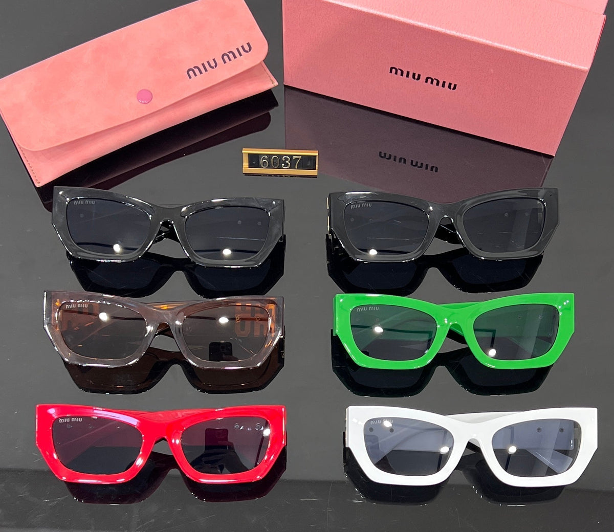 Miu Miu Square Polarized Sunglasses for Unisex – product image 10