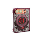 CLOT Paisley iPhone Duo Case with Ring Stand in Burgundy finish