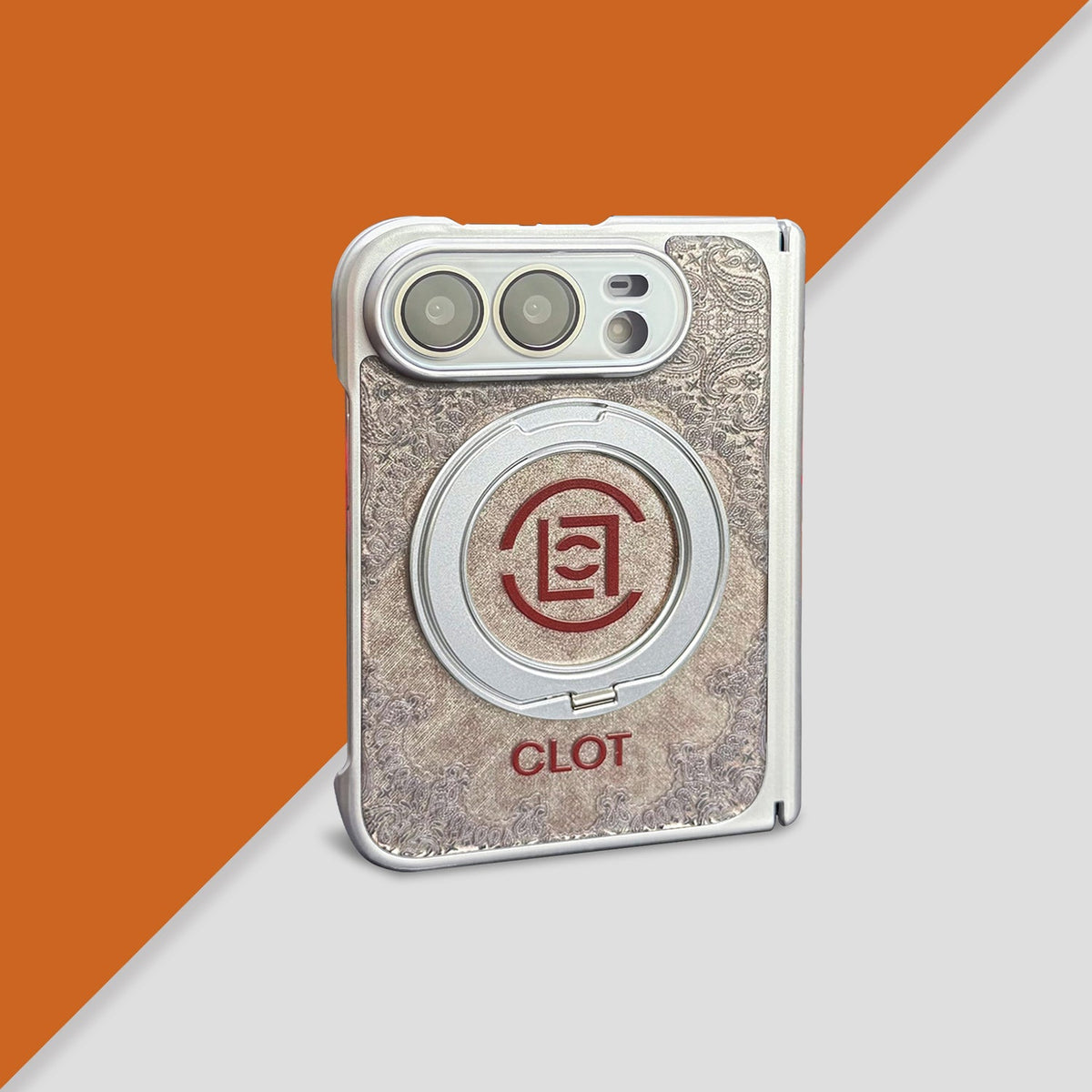 CLOT Paisley iPhone Duo Case with Ring Stand in gallery detail