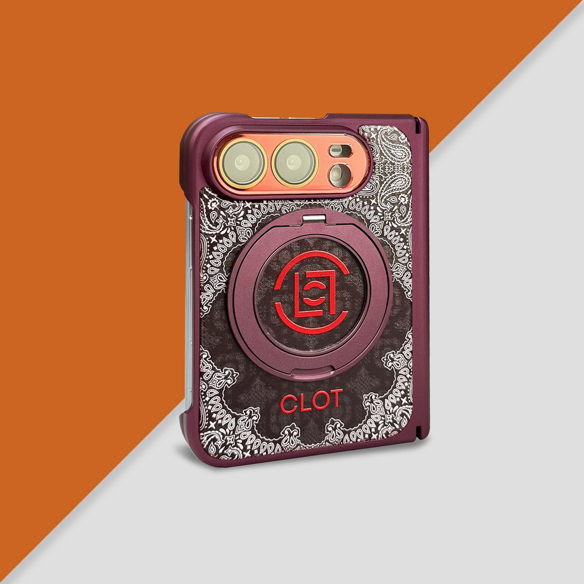 CLOT Paisley iPhone Duo Case with Ring Stand in gallery detail