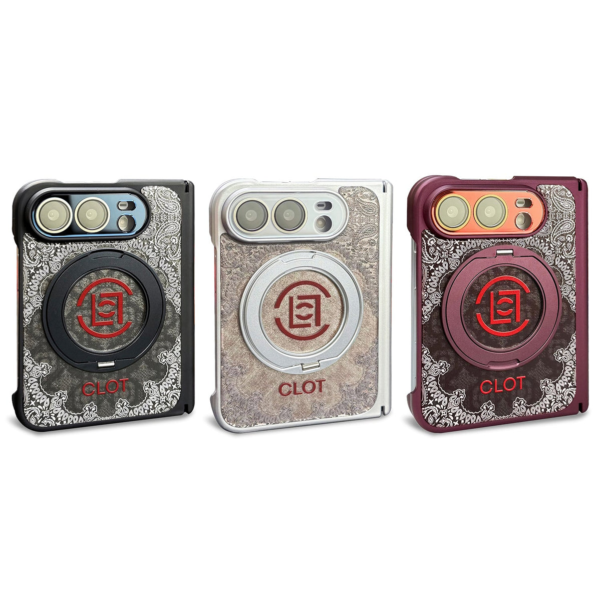 CLOT Paisley iPhone Duo Case with Ring Stand in gallery detail