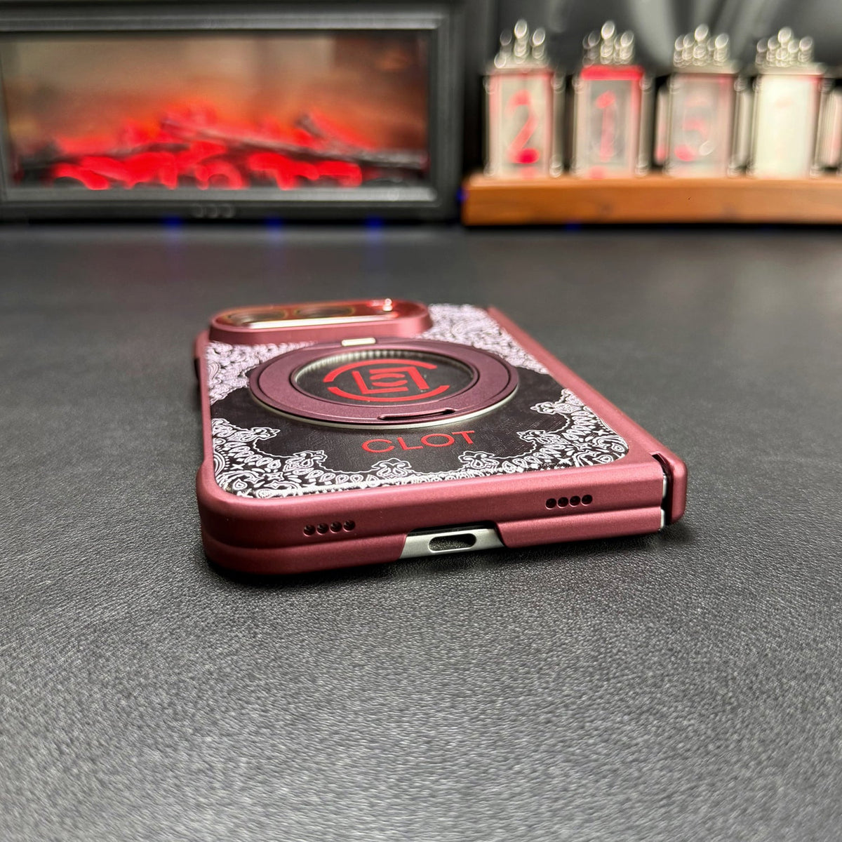 CLOT Paisley iPhone Duo Case with Ring Stand in gallery detail