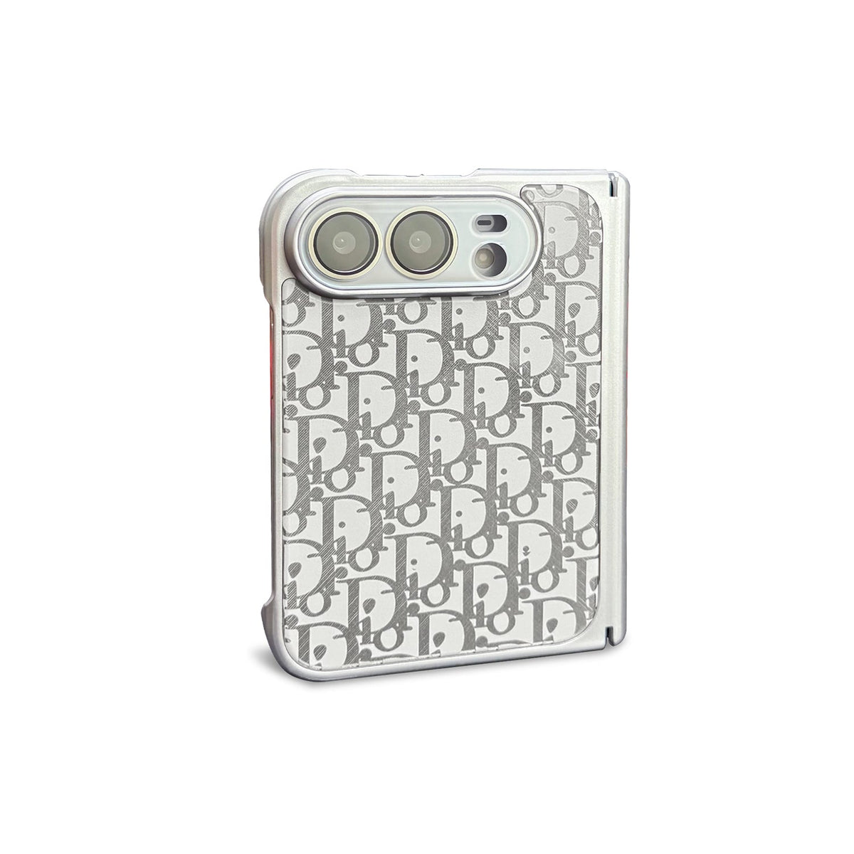 Dior Oblique iPhone Duo Case in White finish