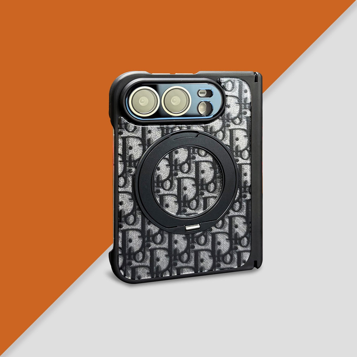 Dior Oblique iPhone Duo Case with Ring Stand in gallery detail