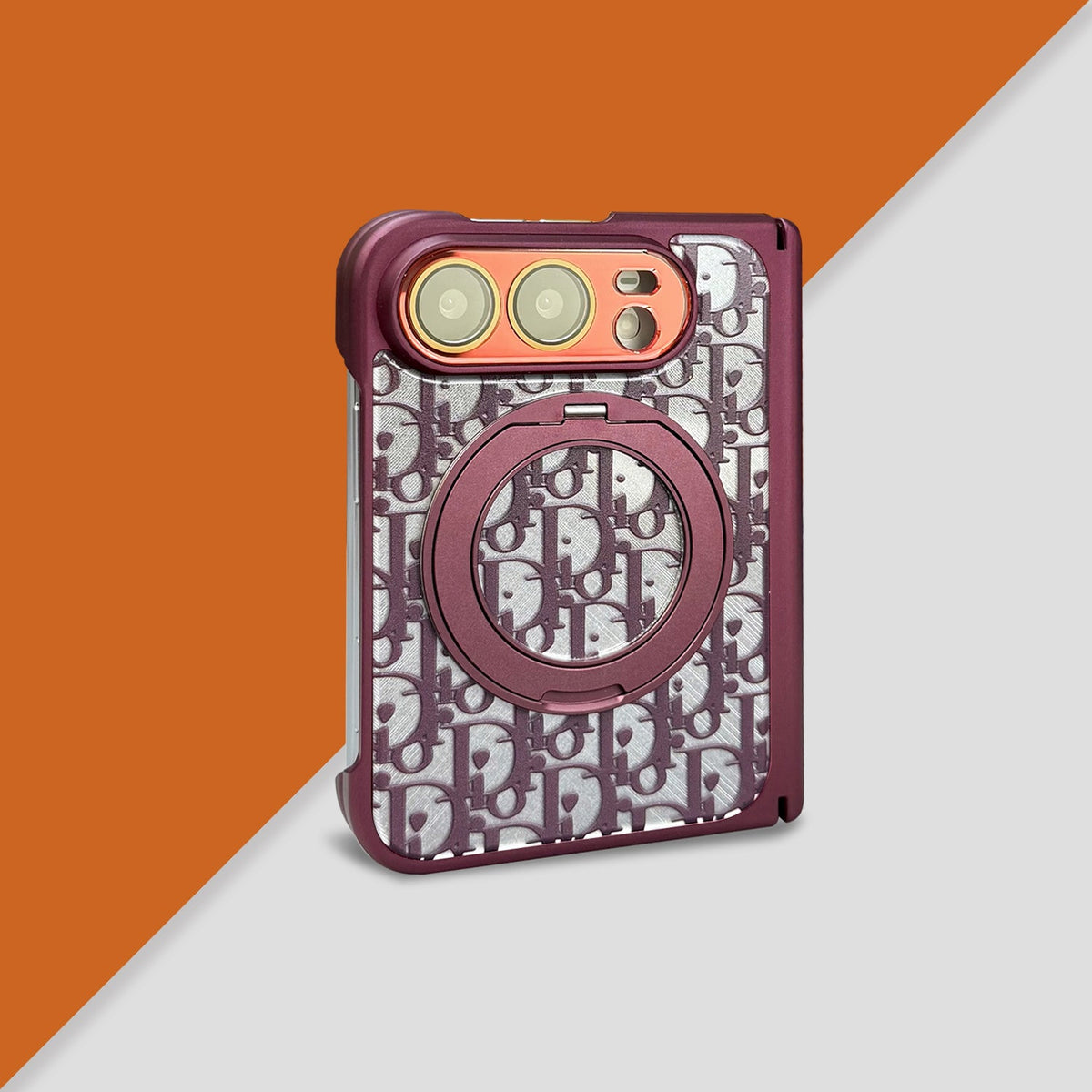 Dior Oblique iPhone Duo Case with Ring Stand in gallery detail
