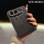 Dior Shimmer Oblique iPhone Duo Case in Black finish