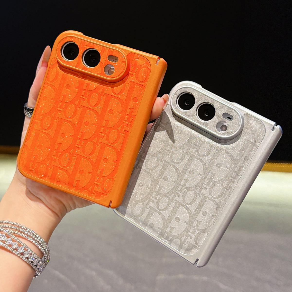 Dior Shimmer Oblique iPhone Duo Case in gallery detail