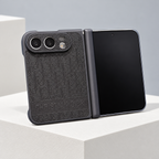 Dior Signature Band iPhone Duo Case in Black — studio view