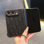Dior Tonal Oblique iPhone Duo Case in Black finish