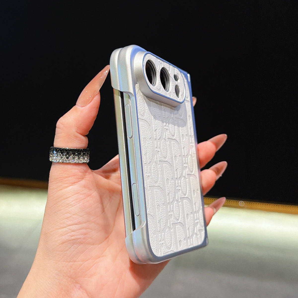 Dior Tonal Oblique iPhone Duo Case in gallery detail