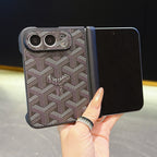Goyard Chevron iPhone Duo Case – Color Edit in Black finish