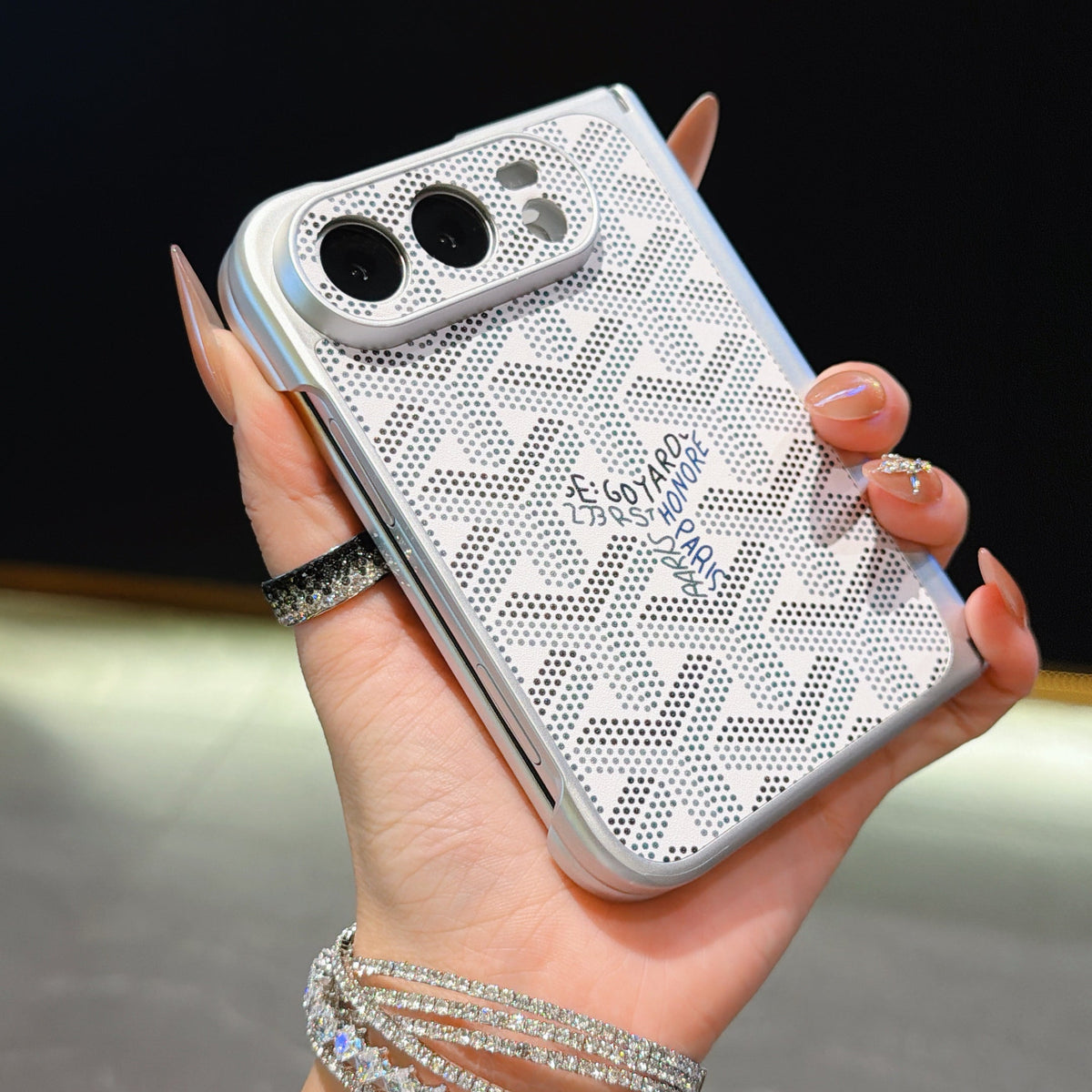 Goyard Chevron iPhone Duo Case – Color Edit in gallery detail