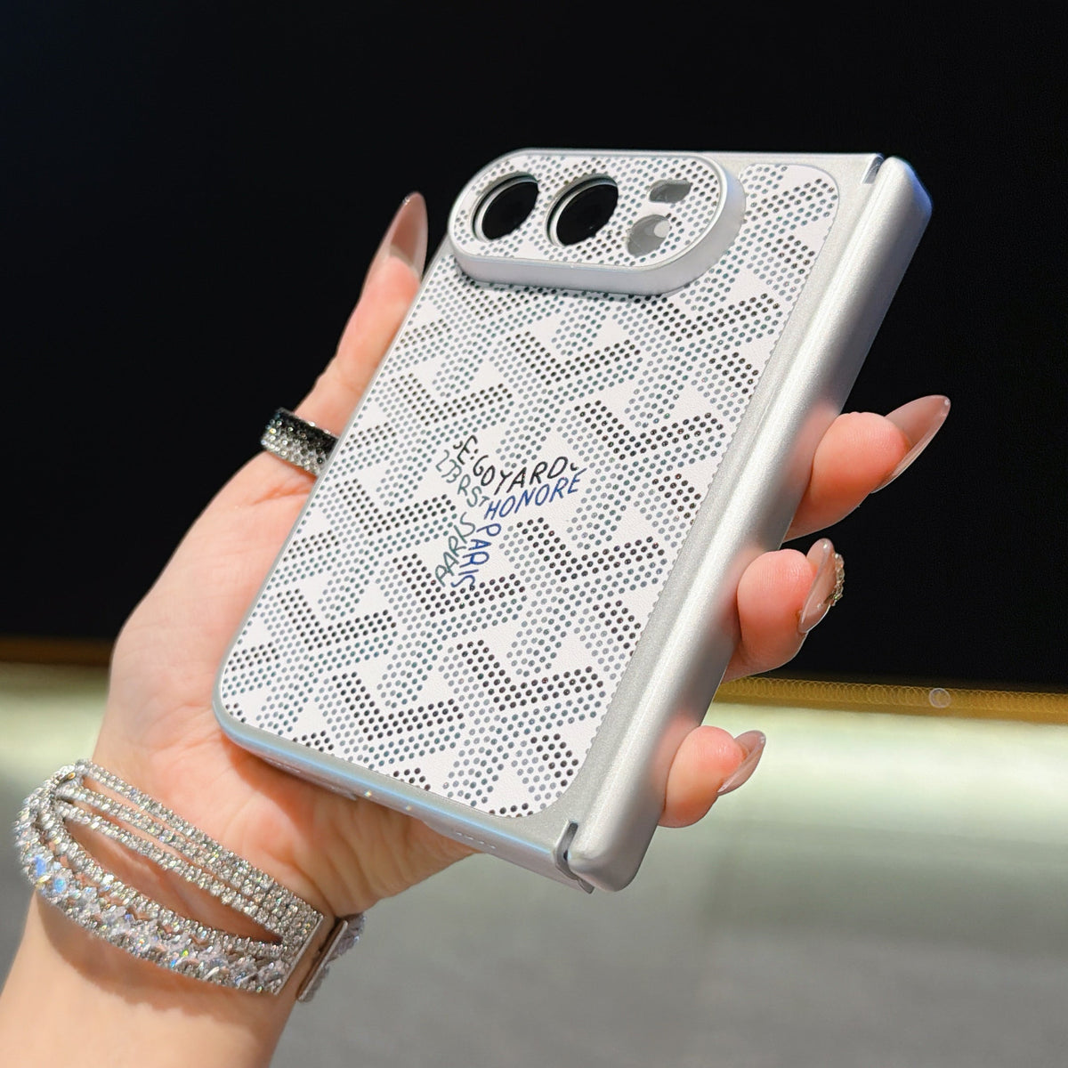 Goyard Chevron iPhone Duo Case – Color Edit in gallery detail