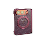 Goyard Chevron iPhone Duo Case with Ring Stand in Burgundy finish