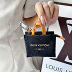 Louis Vuitton Denim Monogram Mini Tote Bag Charm in gallery detail