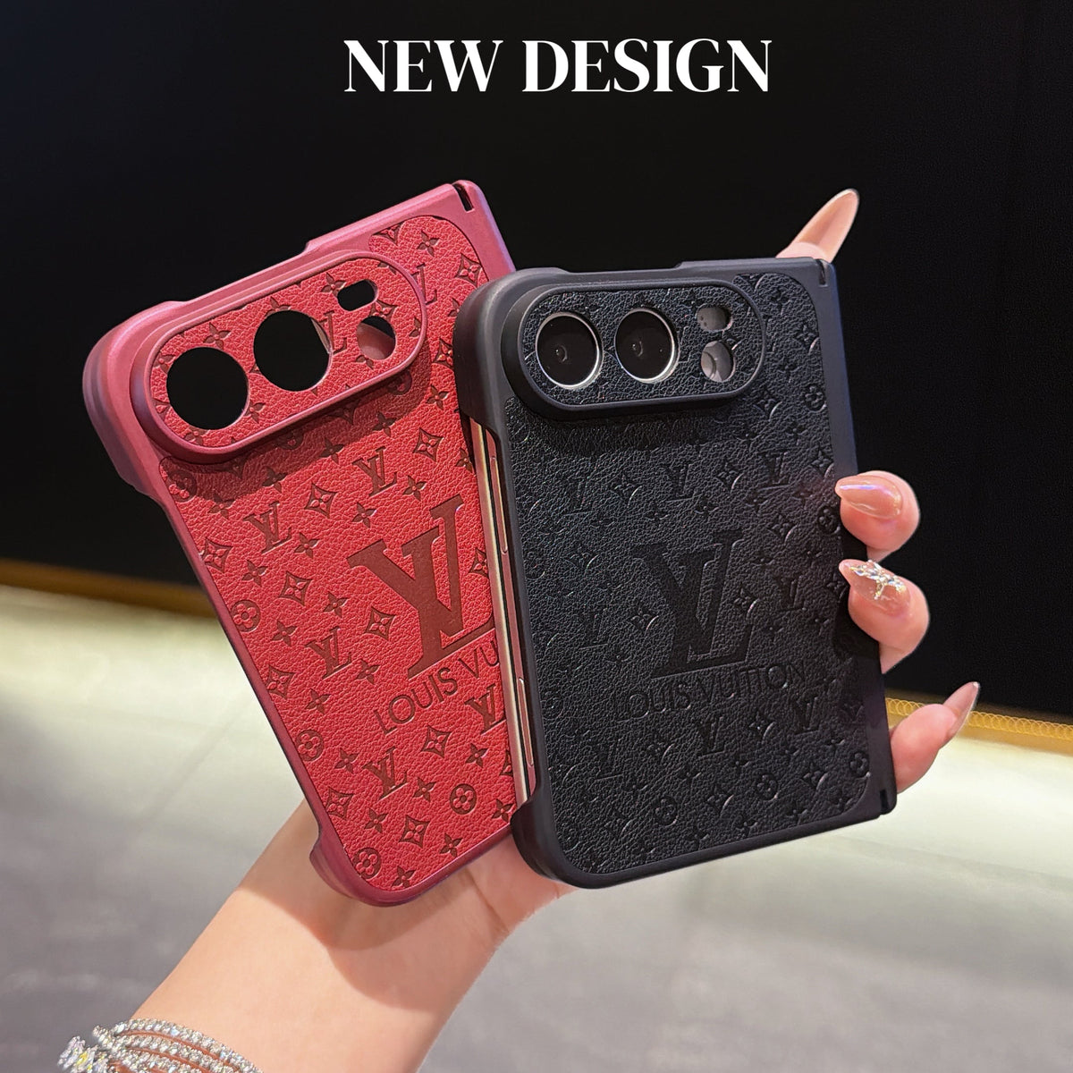 Louis Vuitton Embossed Monogram iPhone Duo Case in gallery detail