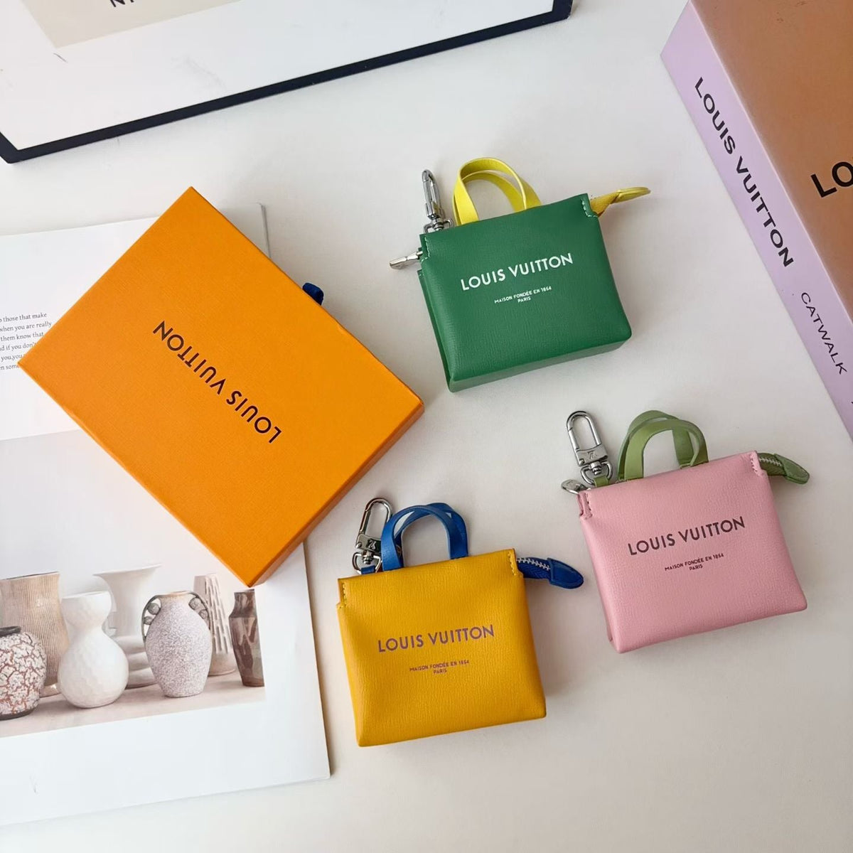 Louis Vuitton Mini Tote Bag Charm – Pattern Edit in gallery detail