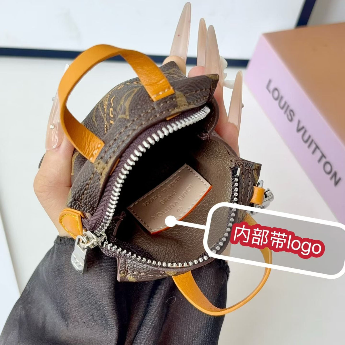 Louis Vuitton Mini Tote Bag Charm – Pattern Edit in gallery detail