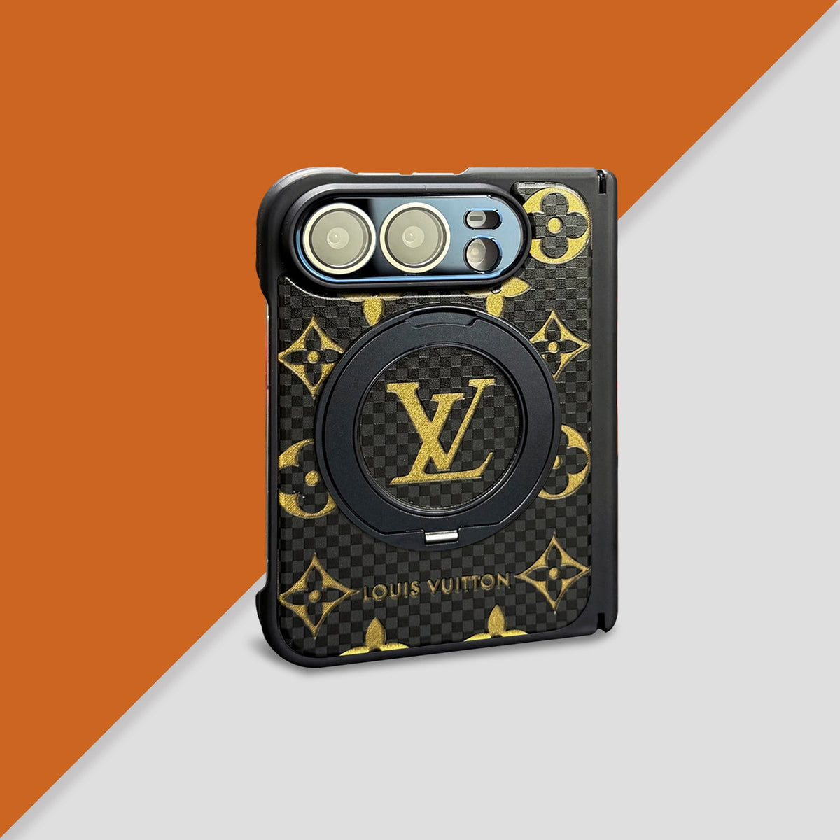 Louis Vuitton Monogram Check iPhone Duo Case with Ring Stand in gallery detail