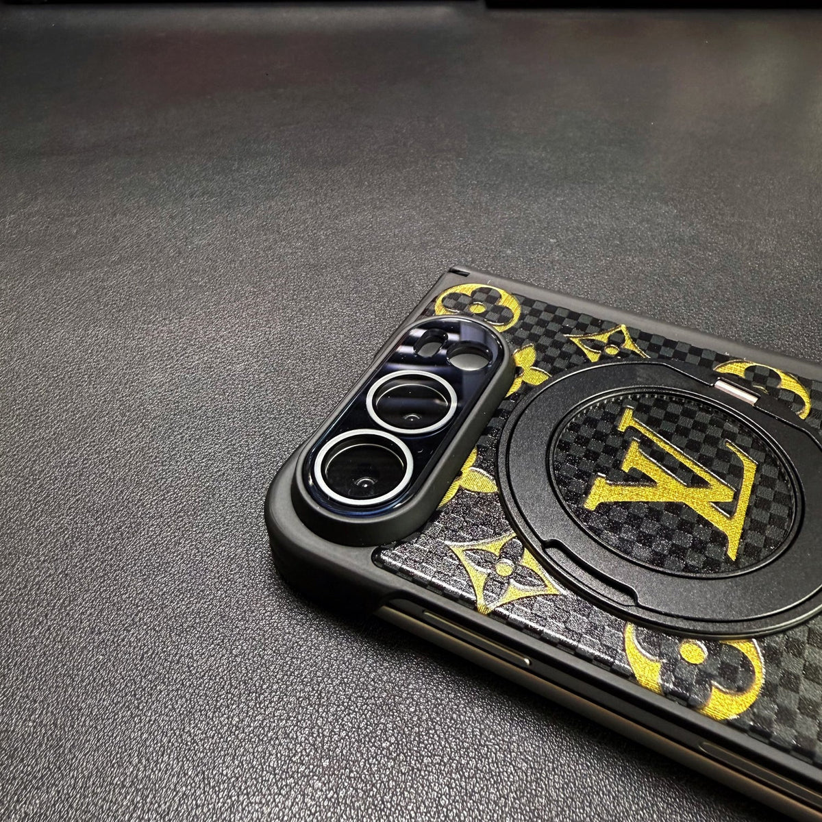 Louis Vuitton Monogram Check iPhone Duo Case with Ring Stand in gallery detail