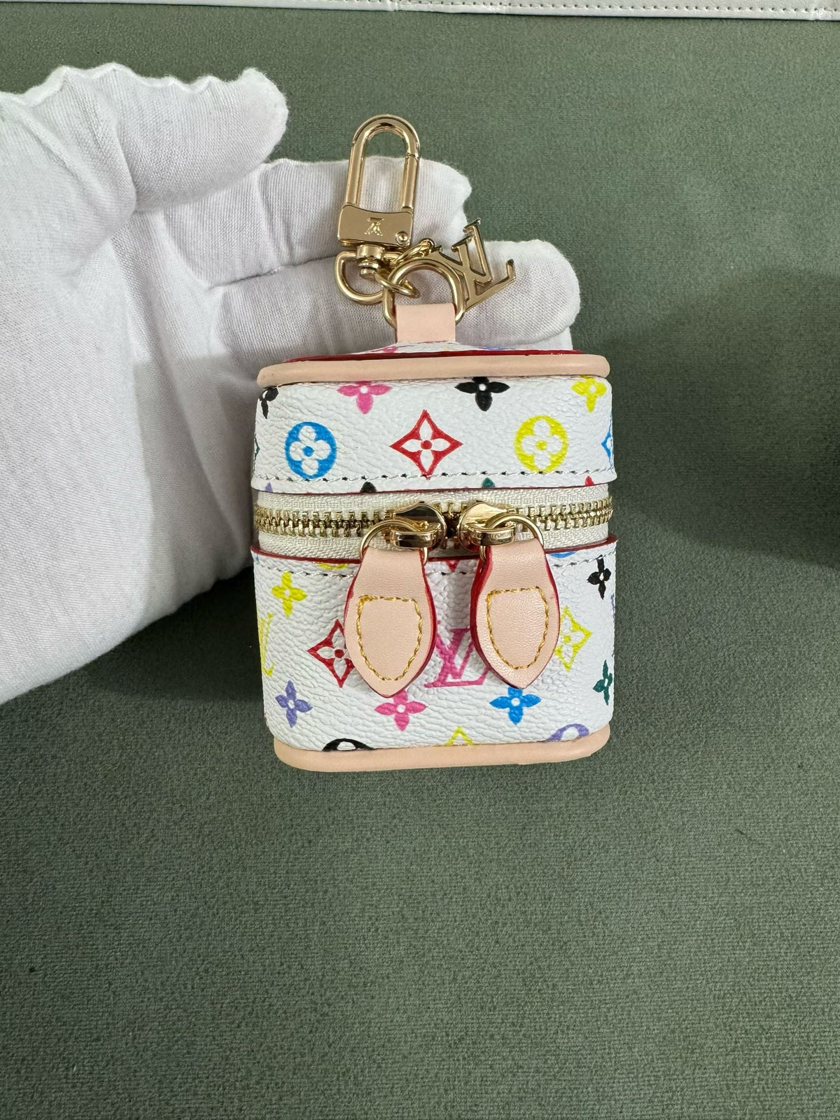 Louis Vuitton Multicolor Monogram Zip Earbud Pouch in gallery detail