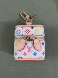 Louis Vuitton Multicolor Monogram Zip Earbud Pouch in White Small Multicolor finish