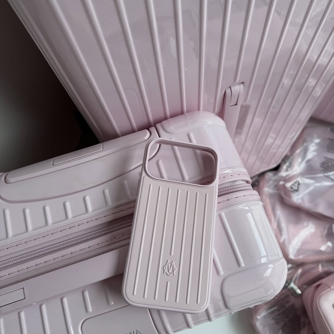 Pink Rimowa iPhone 17 Pro Max Case – Luxury Travel Design