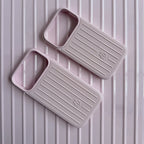 Rimowa Silver iPhone 17 Pro Max Case – Luxury Travel Design