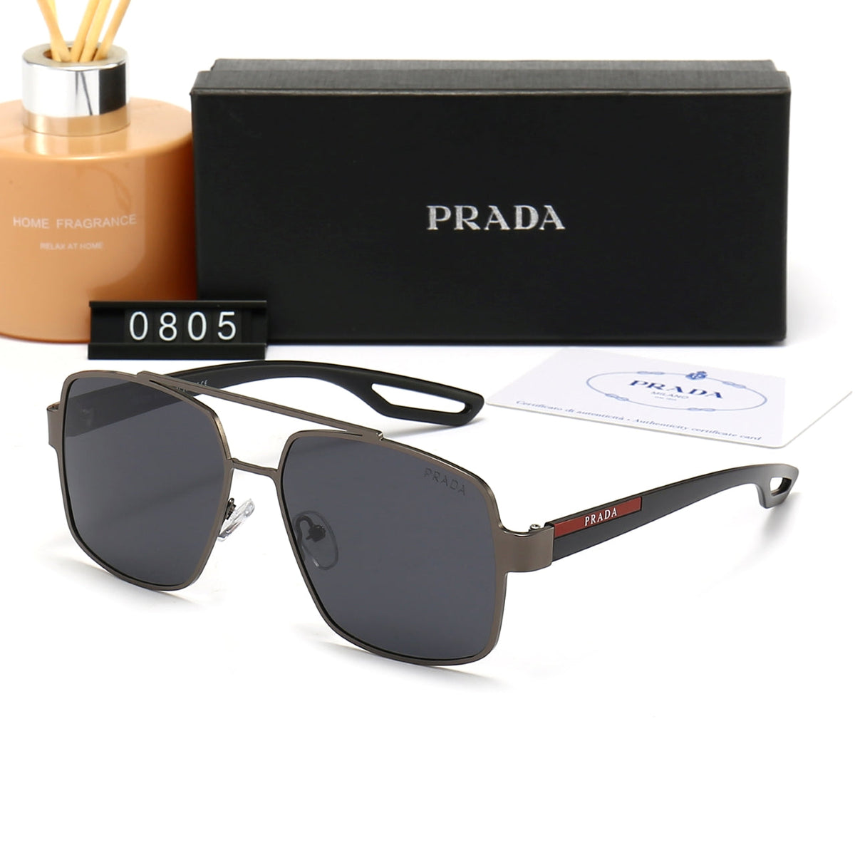 Prada Aviator Double Bridge Square Polarized Sunglasses for Unisex – product image 2