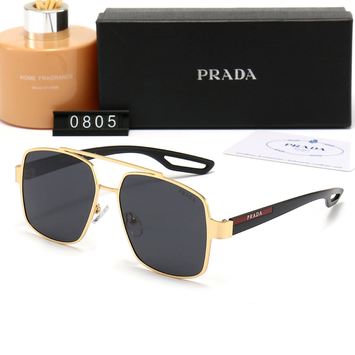 Prada Aviator Double Bridge Square Polarized Sunglasses for Unisex – product image 3