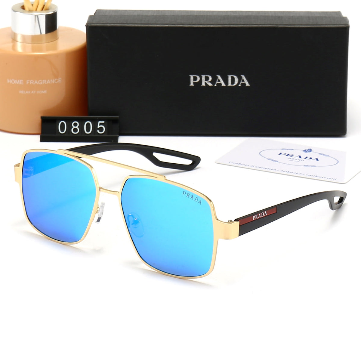 Prada Aviator Double Bridge Square Polarized Sunglasses for Unisex – product image 6
