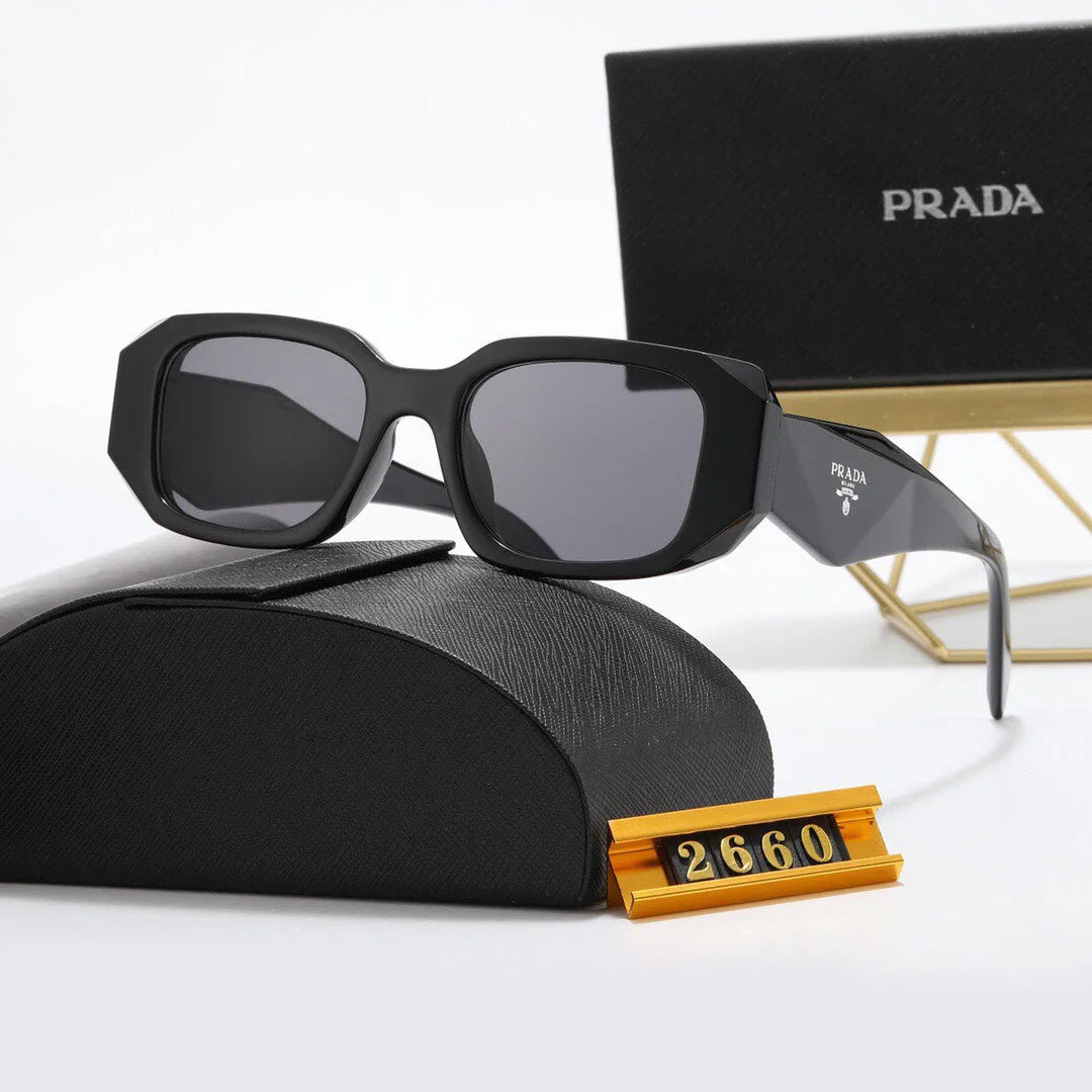 Prada Geometric Polygon Retro Unisex Blue-Light Sunglasses for Unisex – product image 1