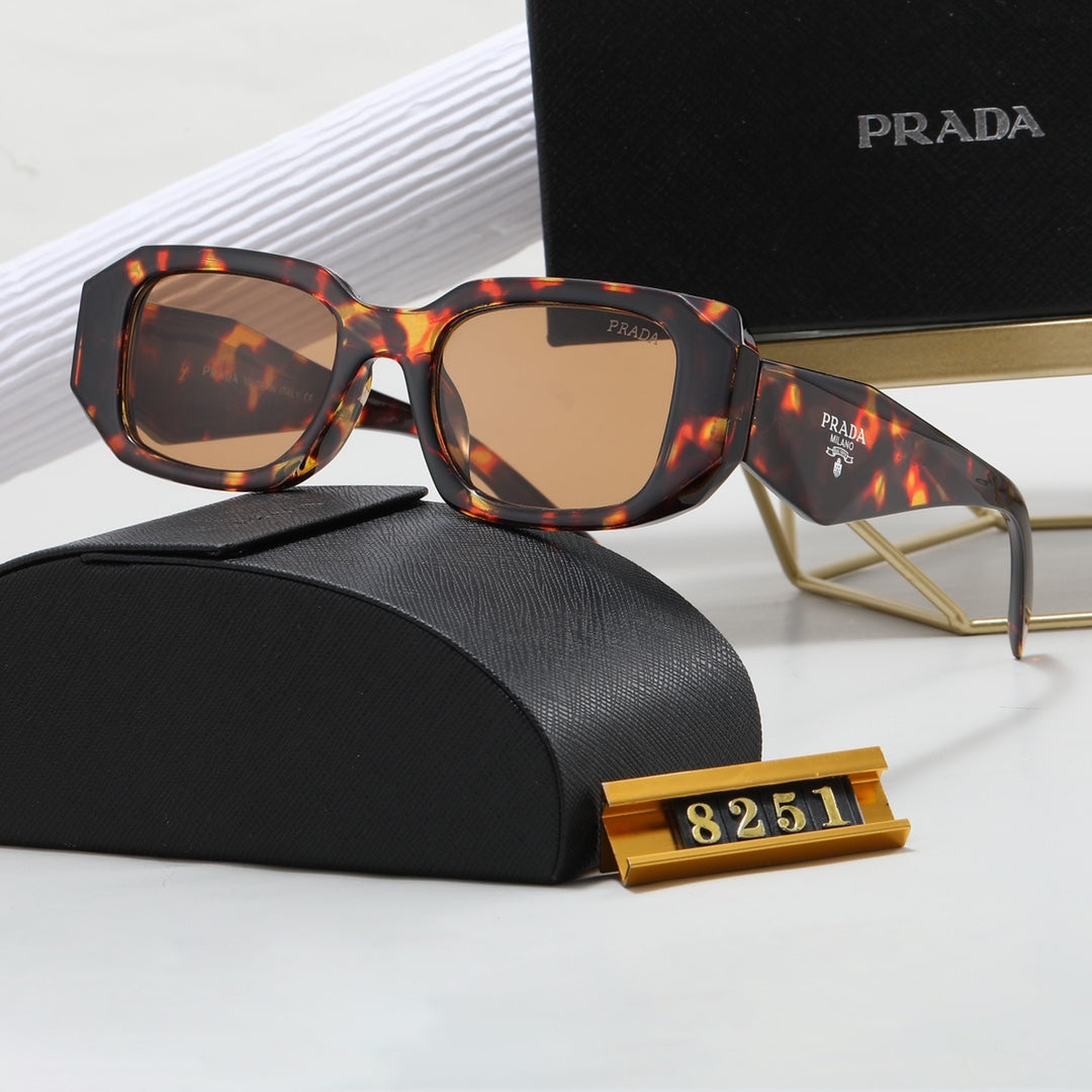 Prada Geometric Polygonal Retro Acetate Sunglasses for Unisex – product image 2