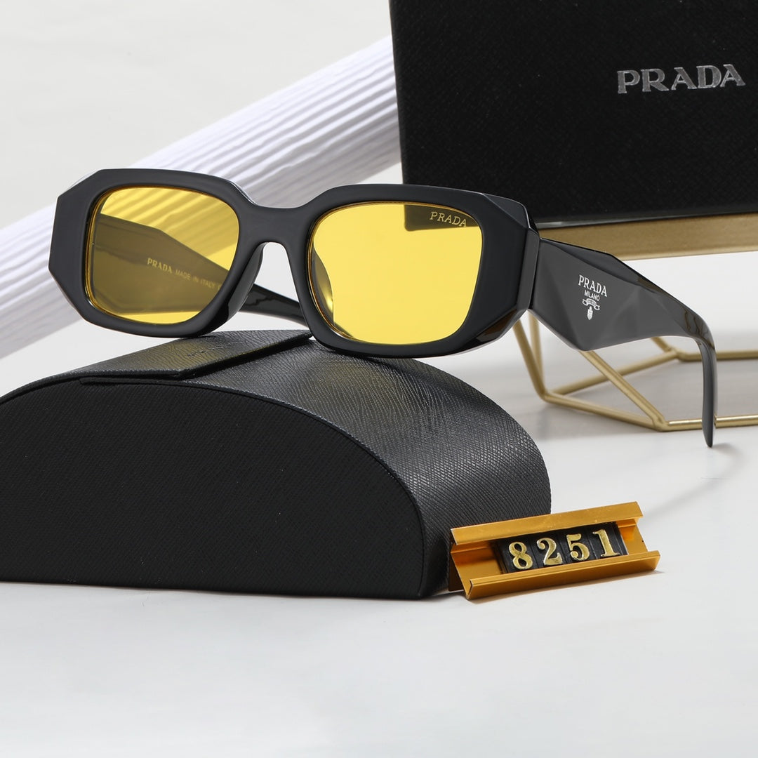 Prada Geometric Polygonal Retro Acetate Sunglasses for Unisex – product image 5