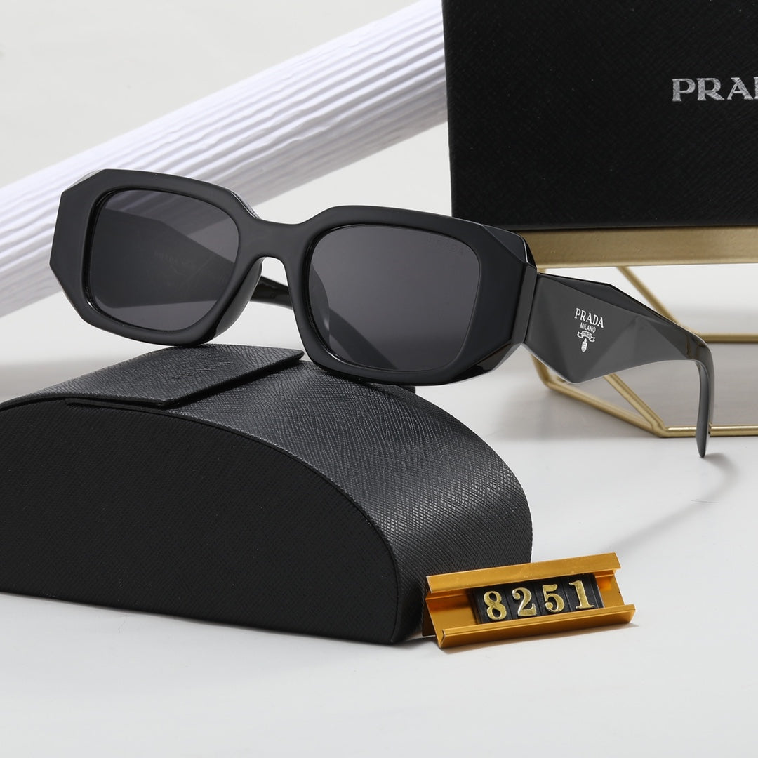 Prada Geometric Polygonal Retro Acetate Sunglasses for Unisex – product image 6