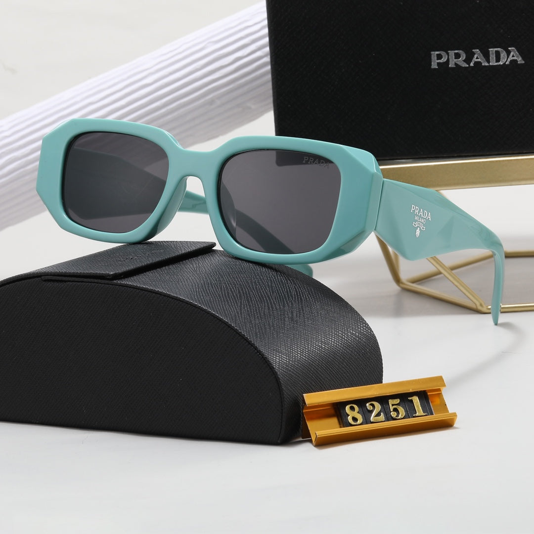 Prada Geometric Polygonal Retro Acetate Sunglasses for Unisex – product image 11