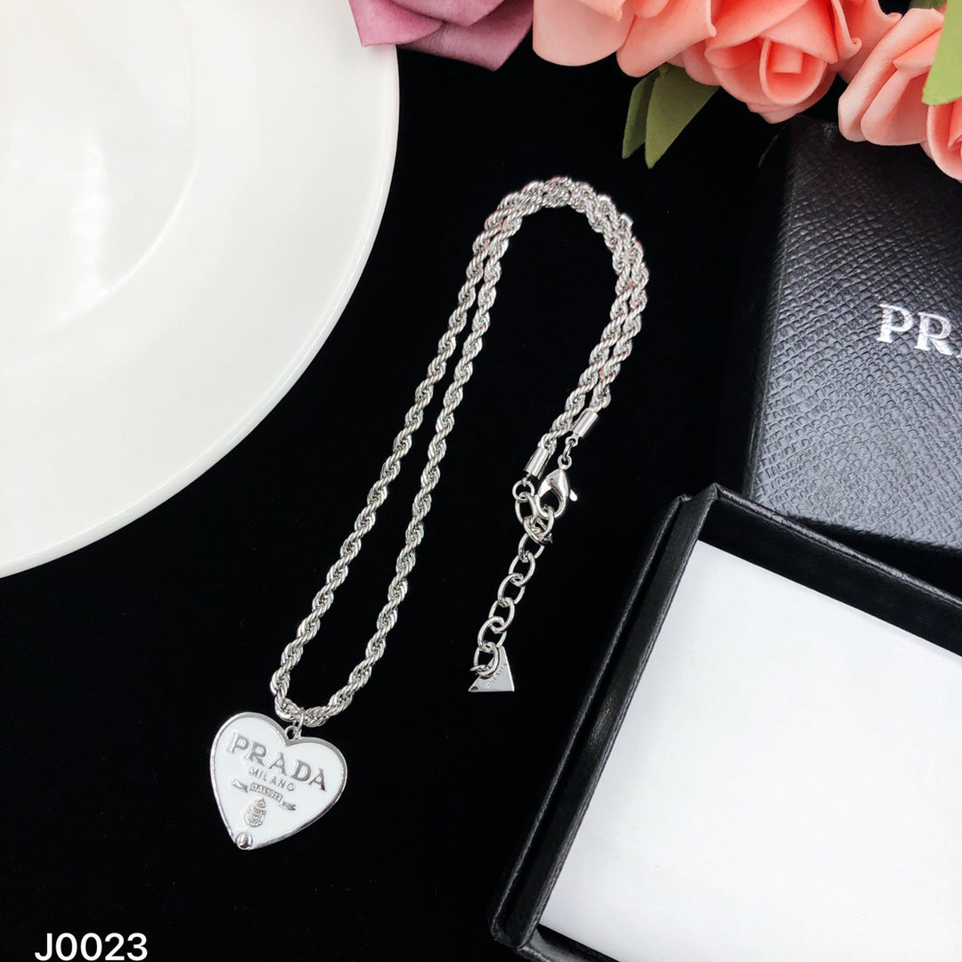 Prada Heart Pendant Necklace – Luxury Designer Jewelry – product image 2