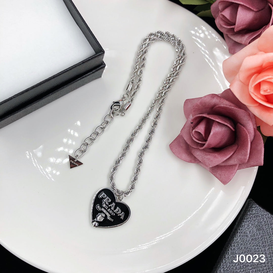 Prada Heart Pendant Necklace – Luxury Designer Jewelry – product image 5